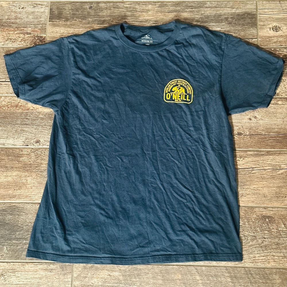 O'Neill - Men's Graphic T-Shirt- L Large Blue - Wetsuit - Surf - California